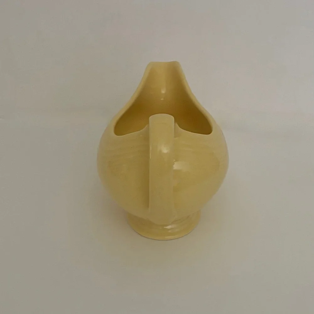 FIESTA Homer Laughlin Sunflower Yellow Gravy Sauceboat Fiestaware Retired Solid